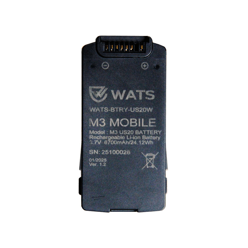 Аккумулятор WATS для ТСД M3 Mobile US20W/US30W, 6700 mAh